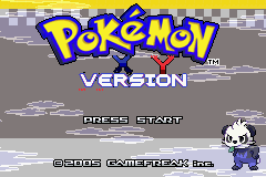 Pokemon X and Y Title Screen